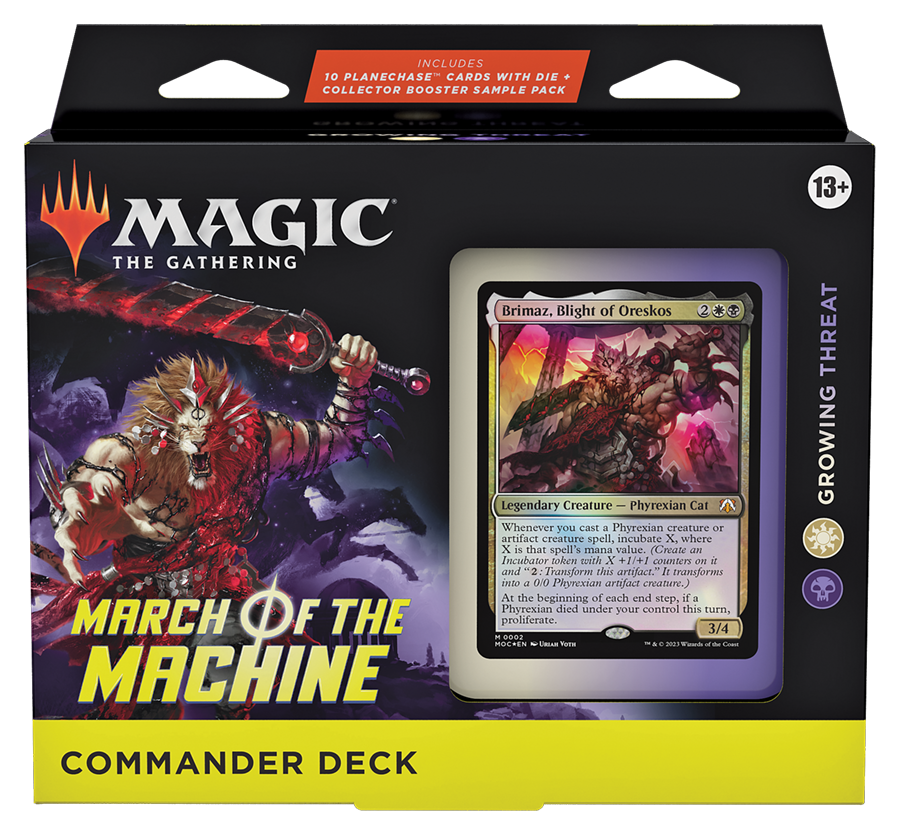 Magic: The Gathering March of the Machine Commander Decks - Growing Threat