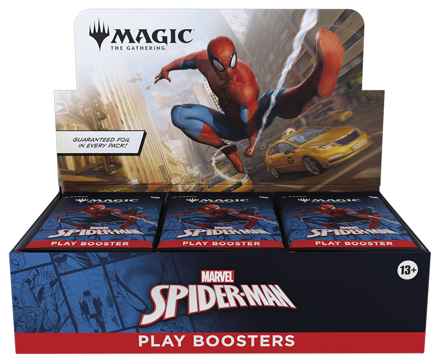 Magic the Gathering Spiderman Play Boosters (30 Boosters Per Display)
